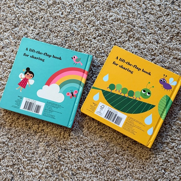 3/$25 🪩 Unicorn & Ladybug Lift the Flap Board Book Bundle | Toddler + Baby Books - Picture 4 of 4